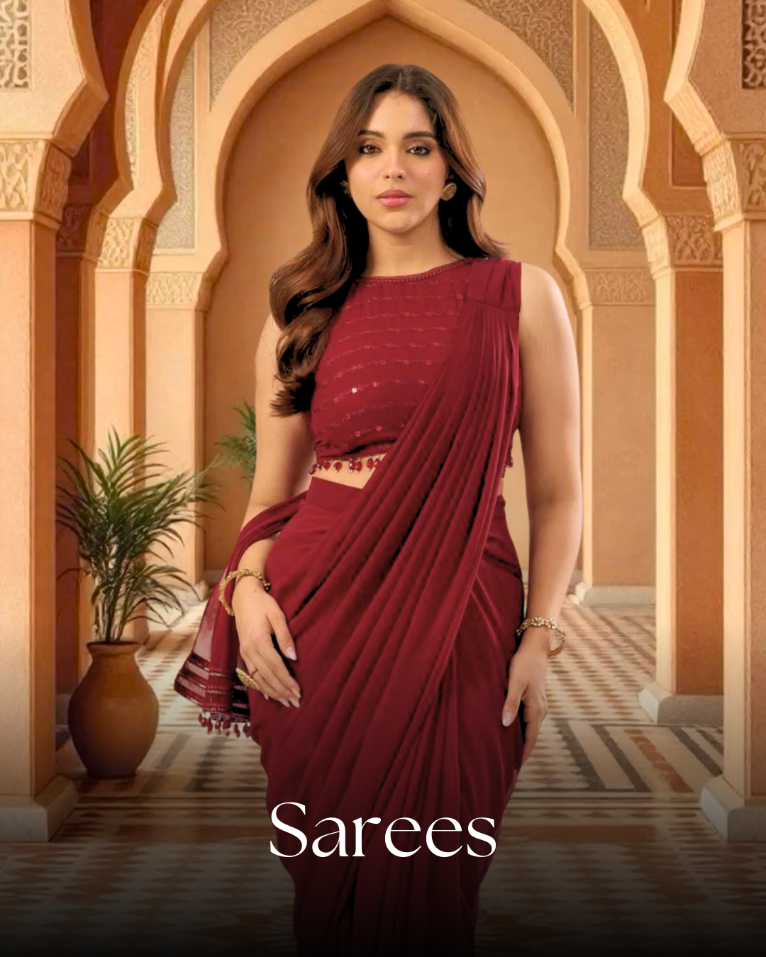 Pre Drape Sarees