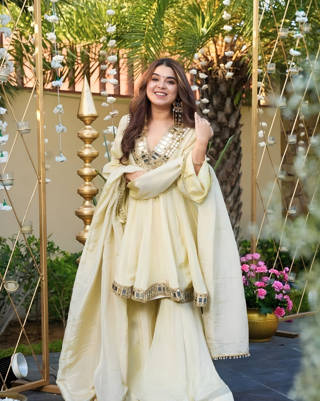 Shimmering Reflections 3-Piece Festive Peplum Suite