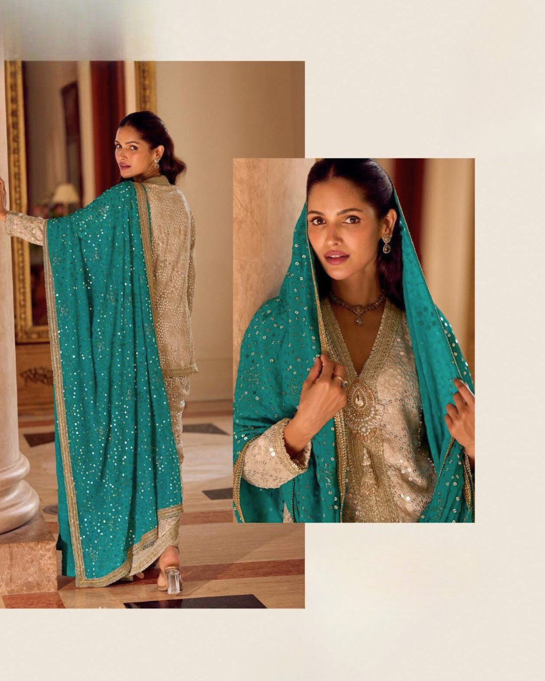 Modern Heritage Fusion Embroidered Suit