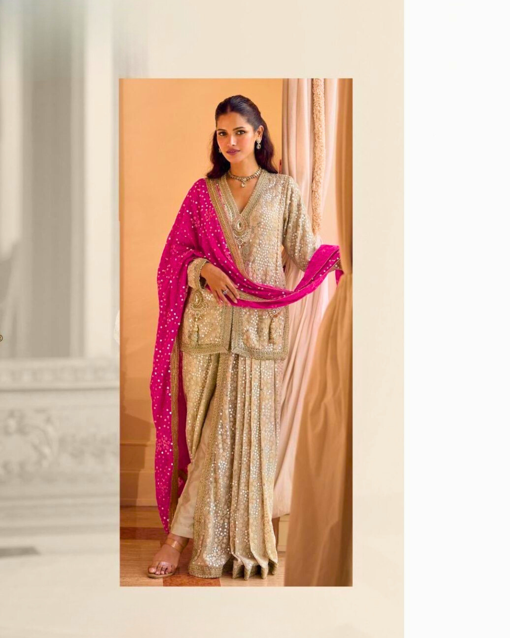 Modern Heritage Fusion Embroidered Suit