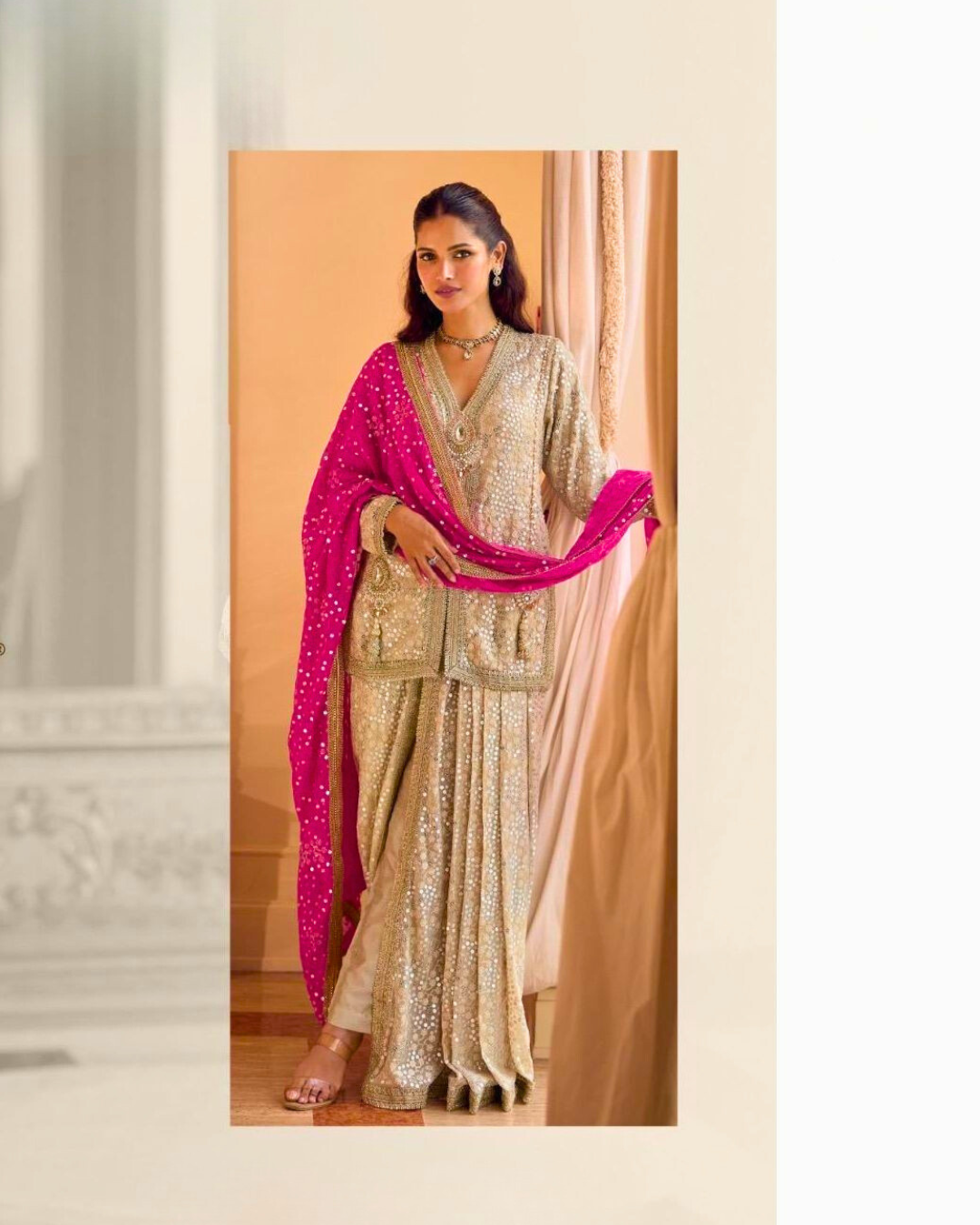 Modern Heritage Fusion Embroidered Suit