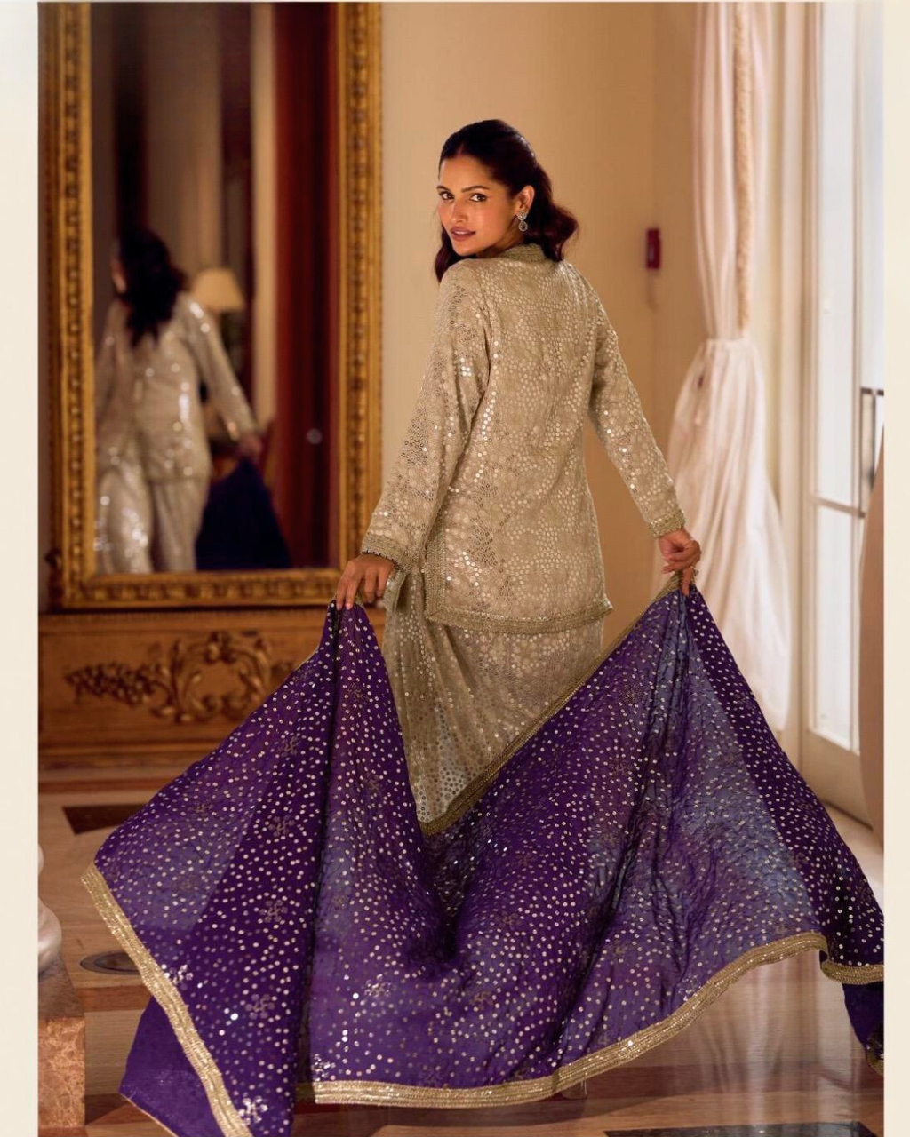 Modern Heritage Fusion Embroidered Suit