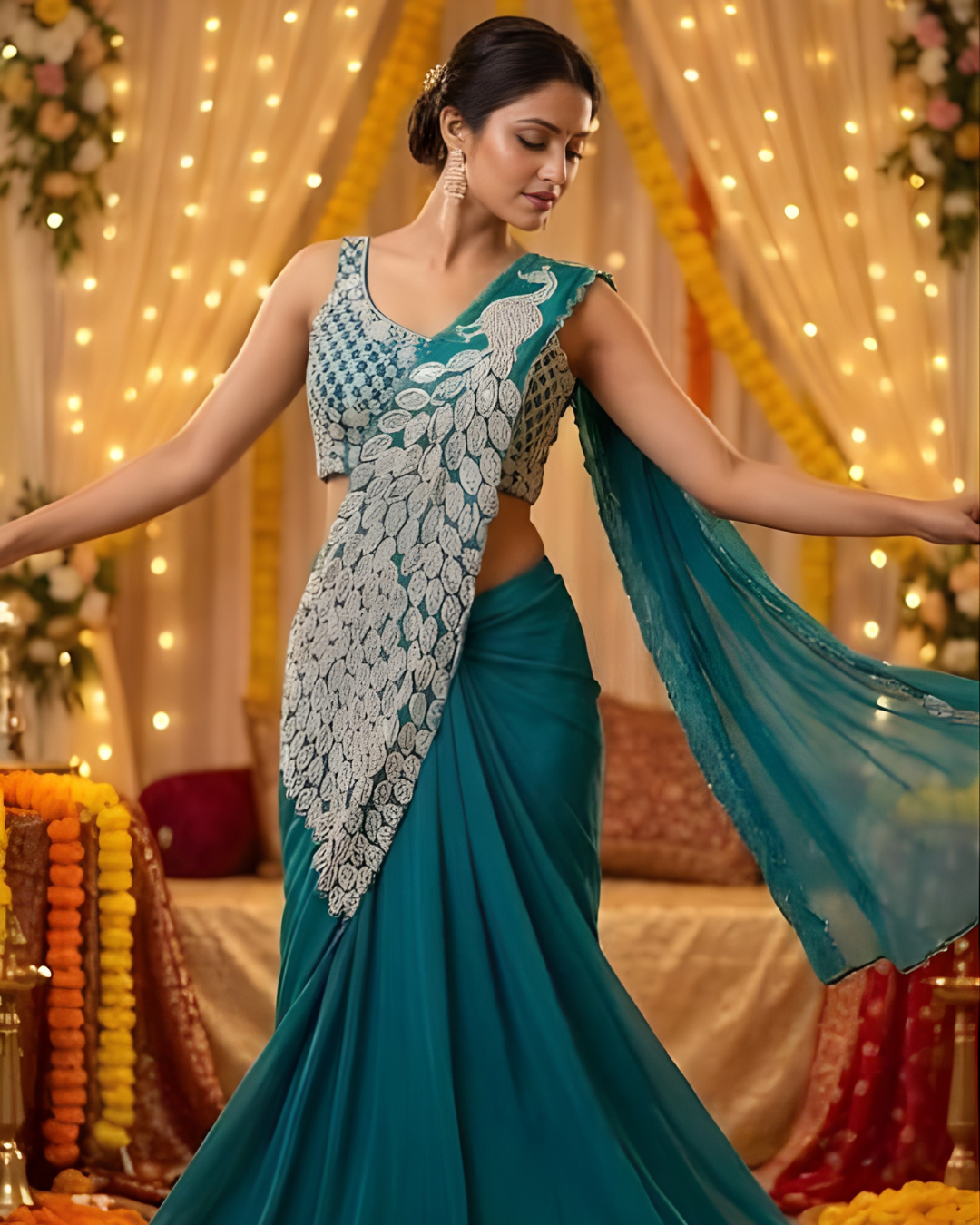 Starlight Mermaid Ready to Wear Saree