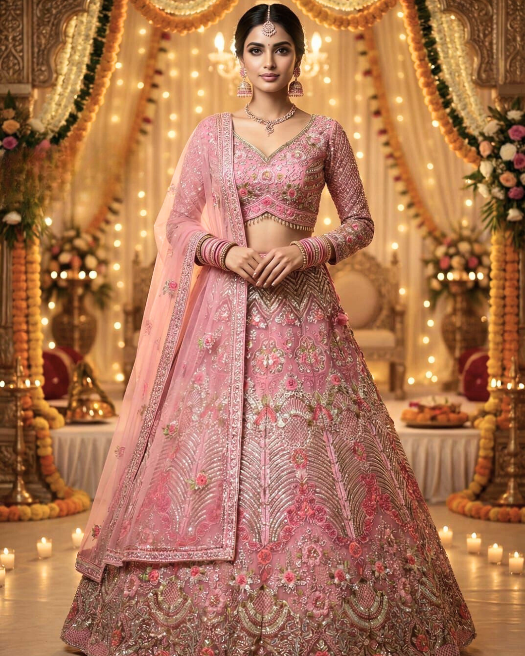 Royal Heritage Embroidered Lehenga Choli