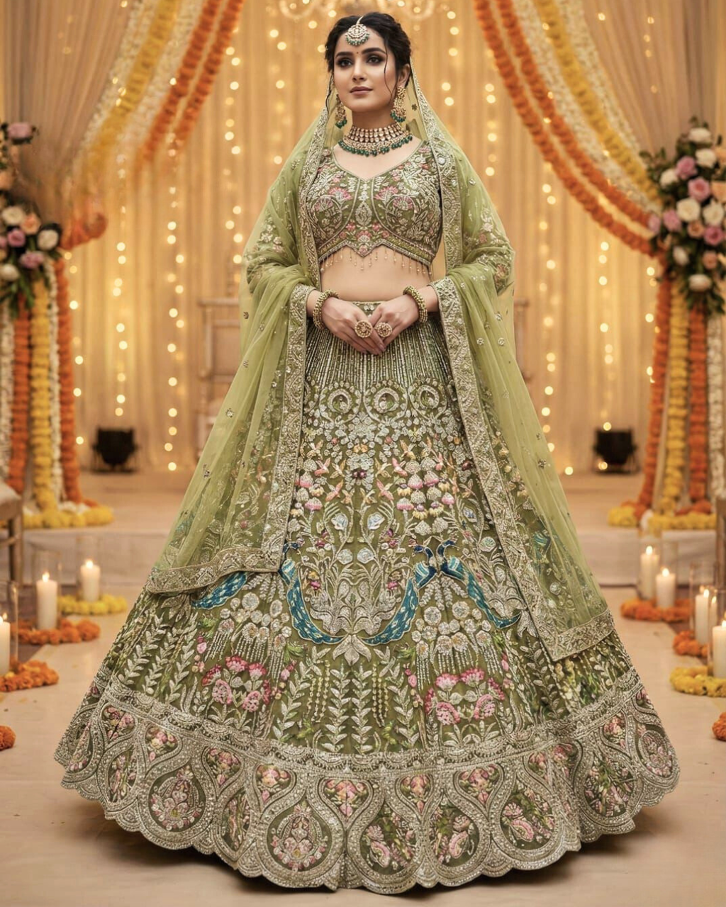 Royal Heritage Embroidered Lehenga Choli