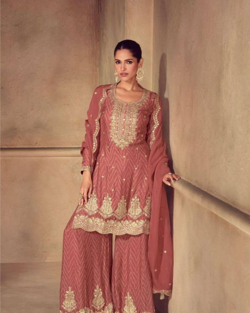 Real Chinon Digital Print Palazzo Set