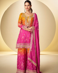 Real Shimmer Palazzo Suit Set