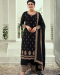 Heritage silk georgette palazo set