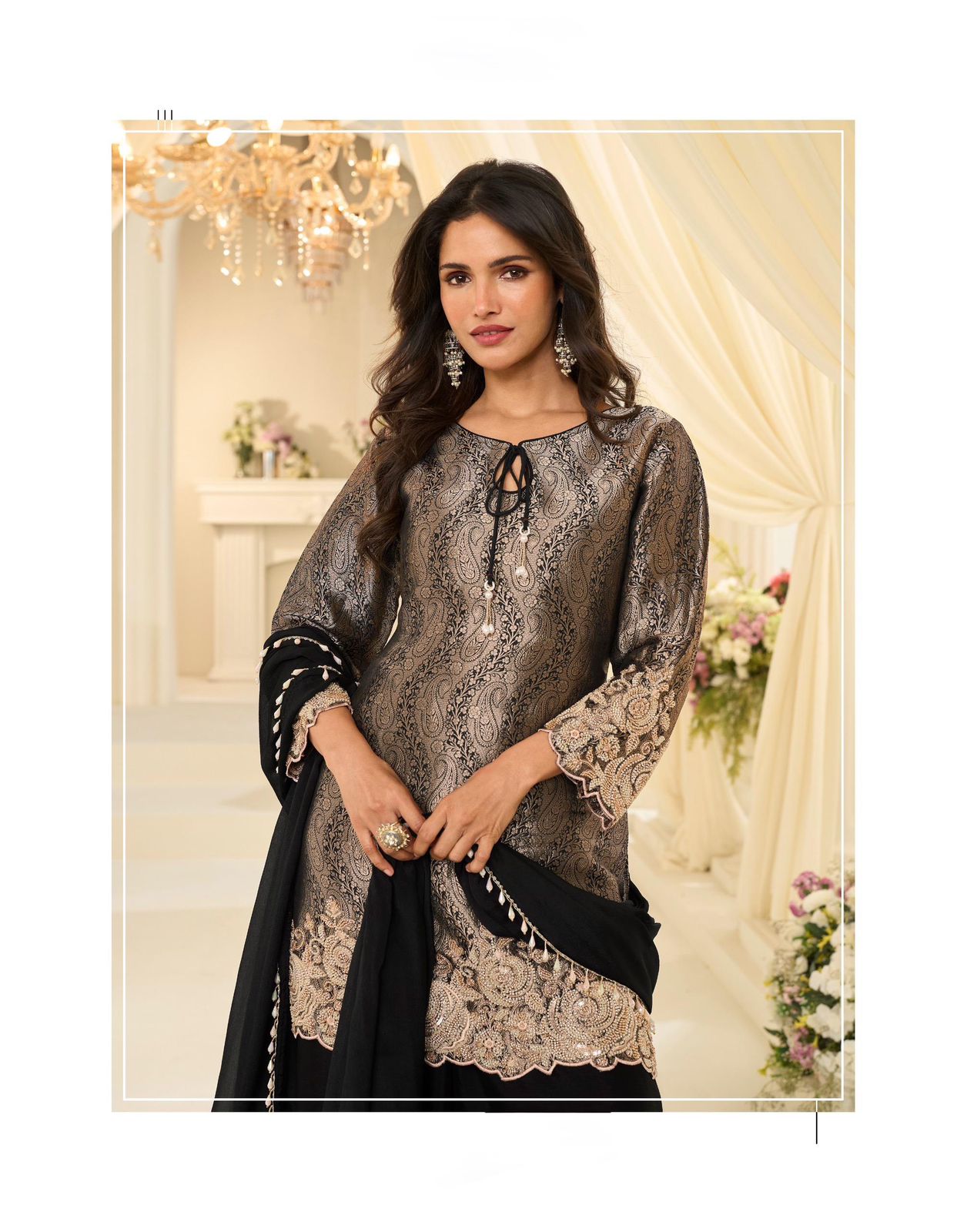 Crepe Silk Palazzo Set