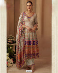 Heritage crepe silk suit set