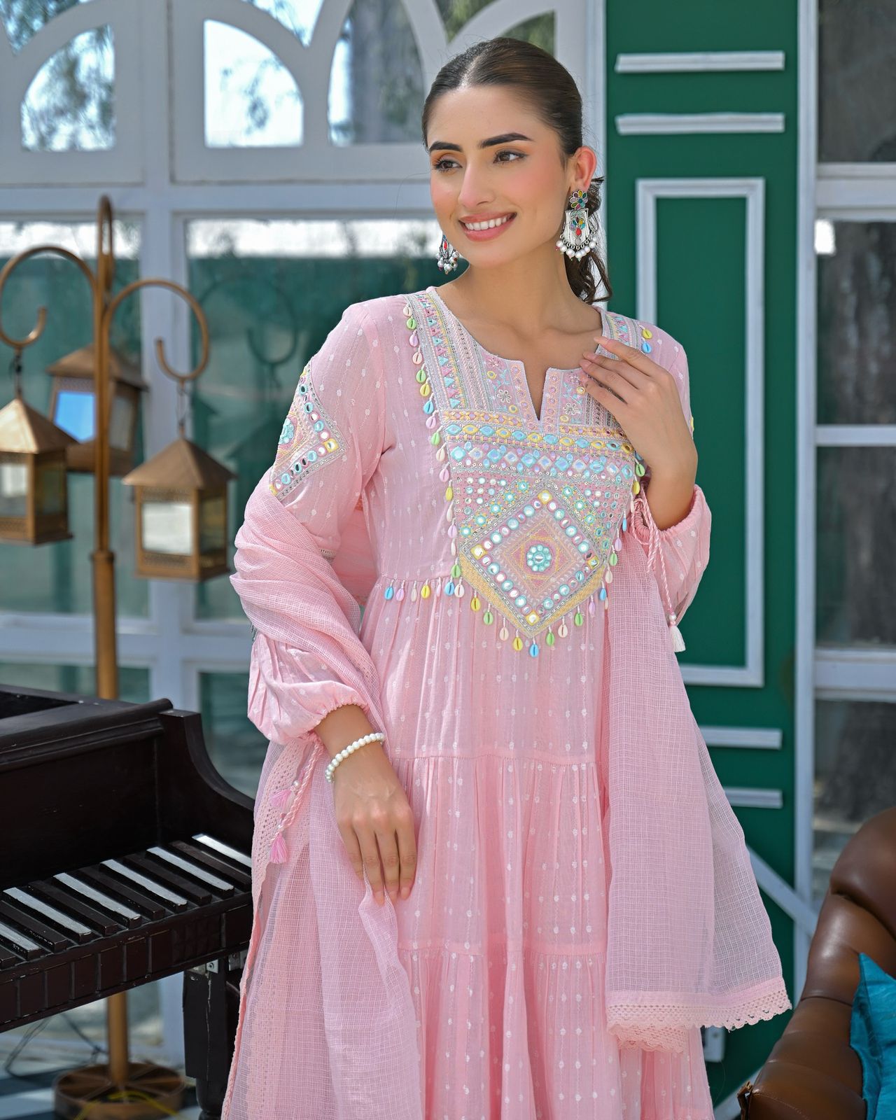 Summer cotton suit