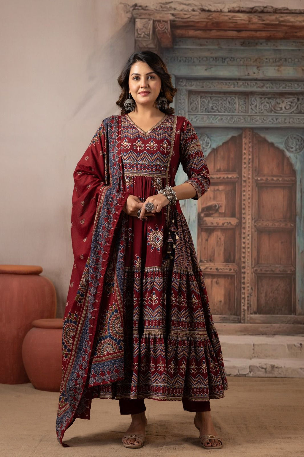 Elegant cotton suit set