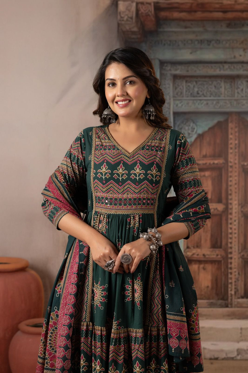 Elegant cotton suit set