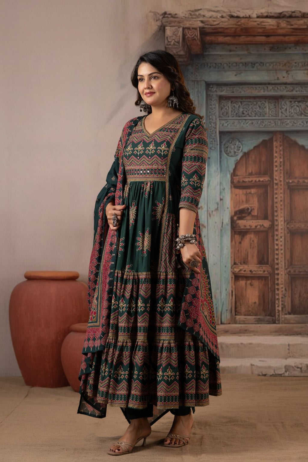 Elegant cotton suit set