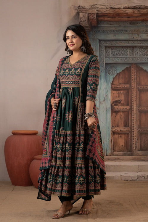 Elegant cotton suit set