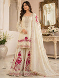 Premium tissue silk sharara