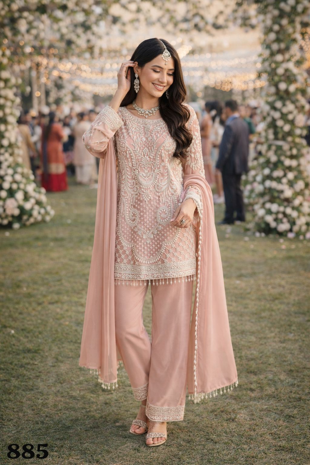 Real georgette pant set