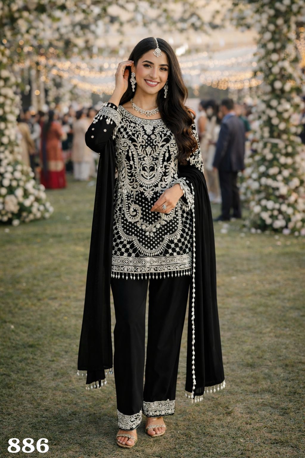 Real georgette pant set