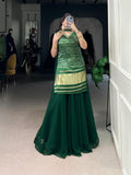 Gaji silk sharara set