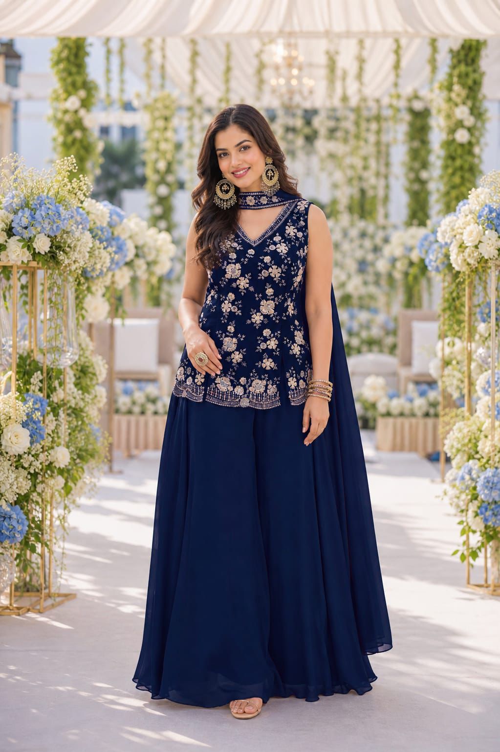Glamorous sharara set