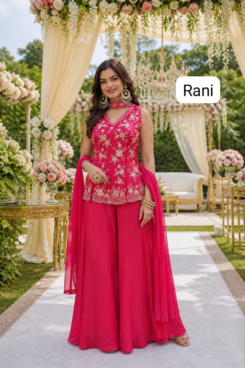 Glamorous sharara set