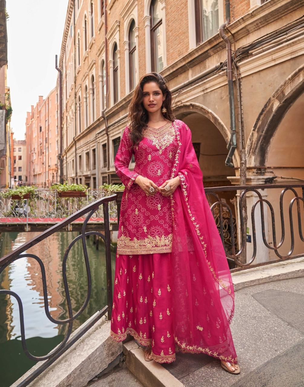 Glamorous sharara set