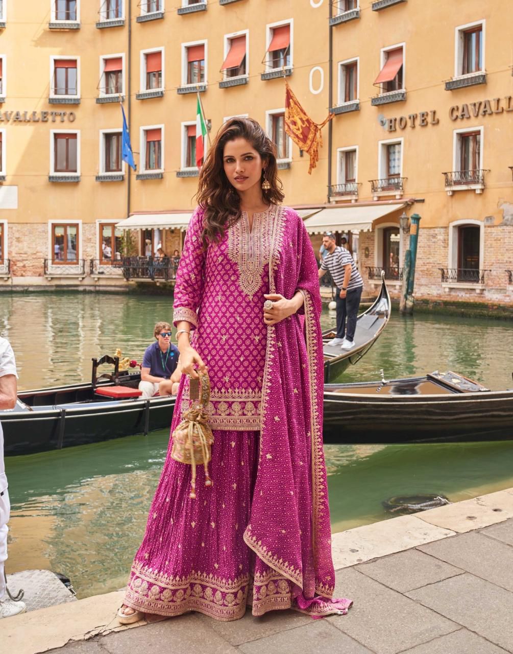 Glamorous sharara set