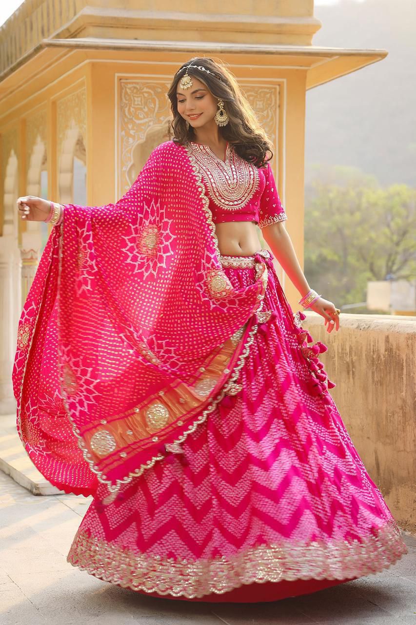 Pink royal lehnga set