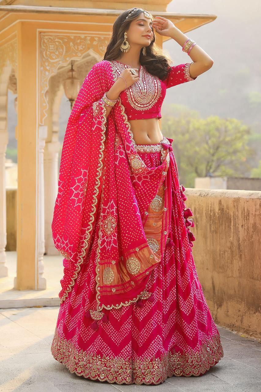 Pink royal lehnga set