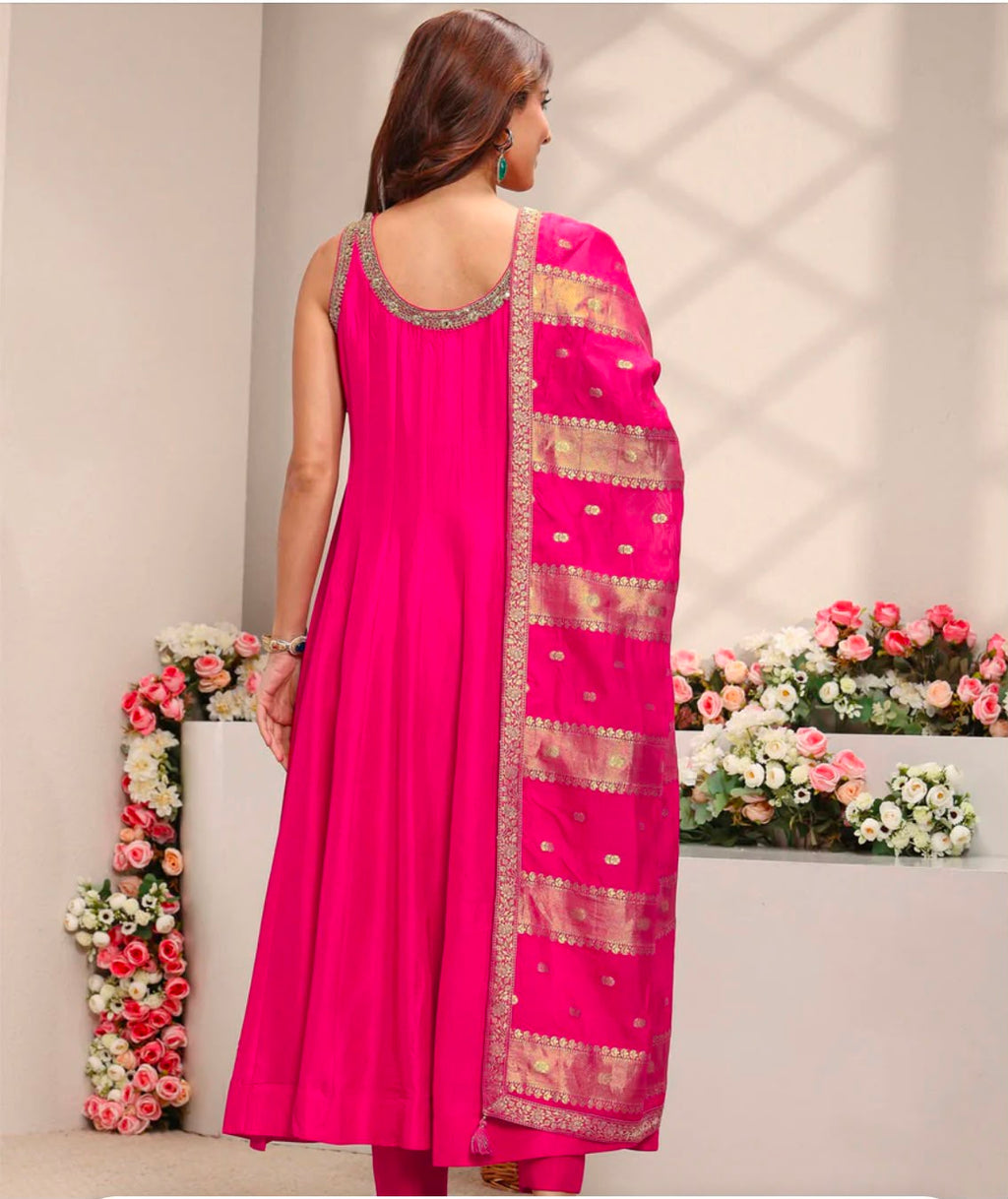 Gorgeous Silk anarkali