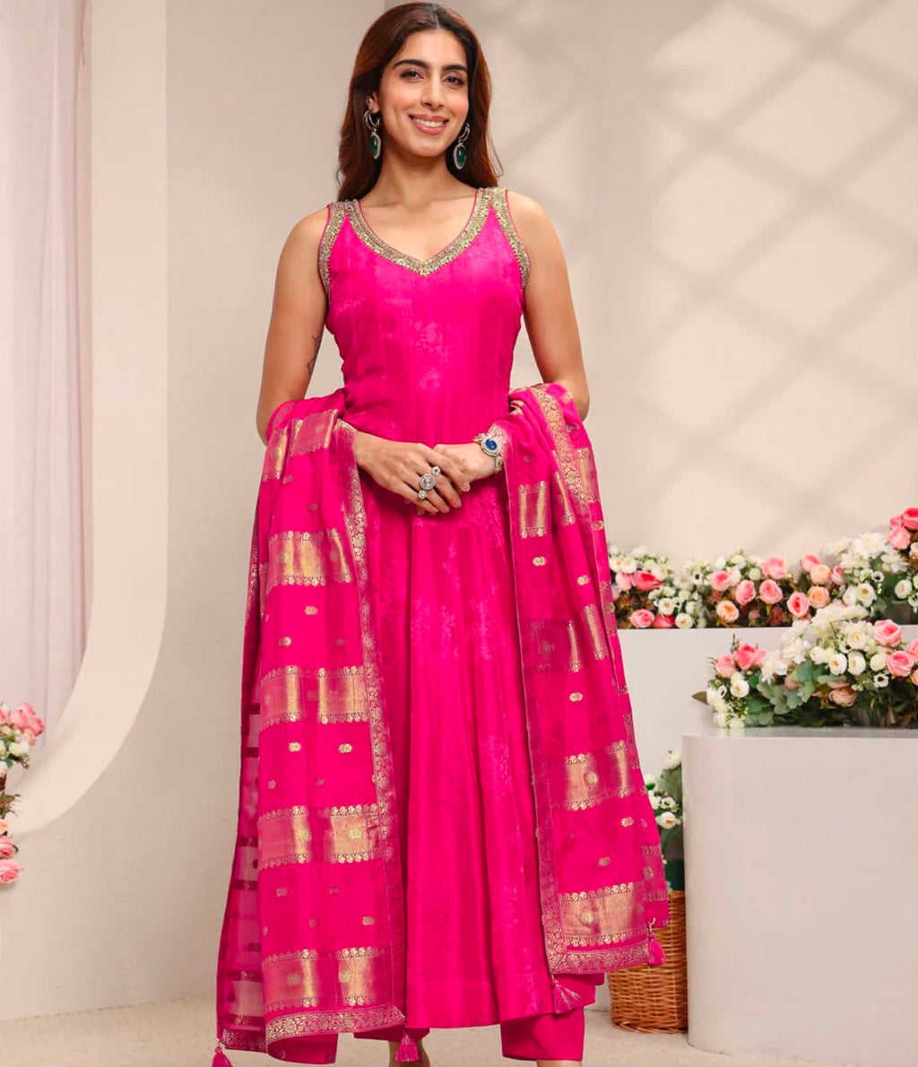 Gorgeous Silk anarkali