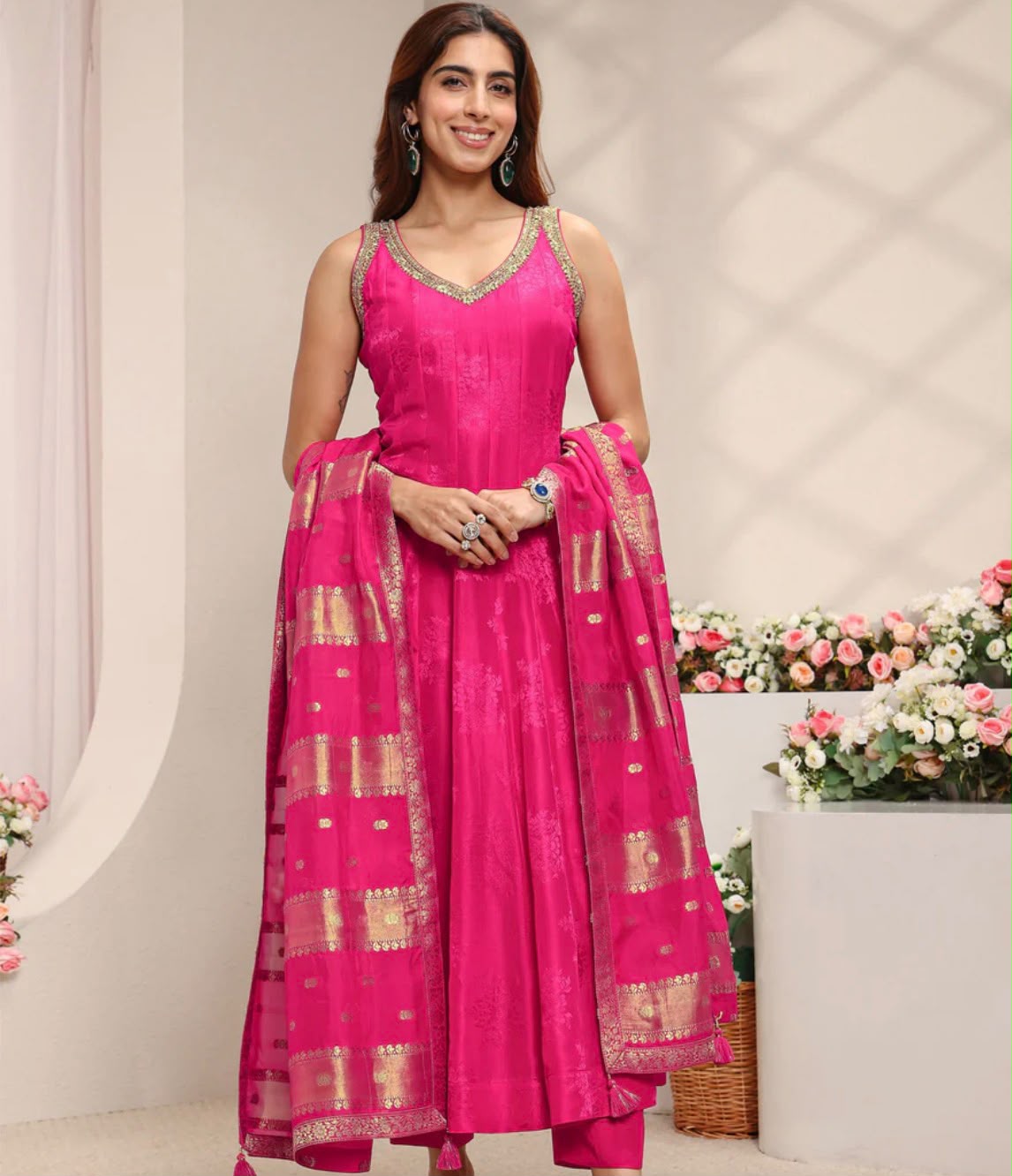 Gorgeous Silk anarkali