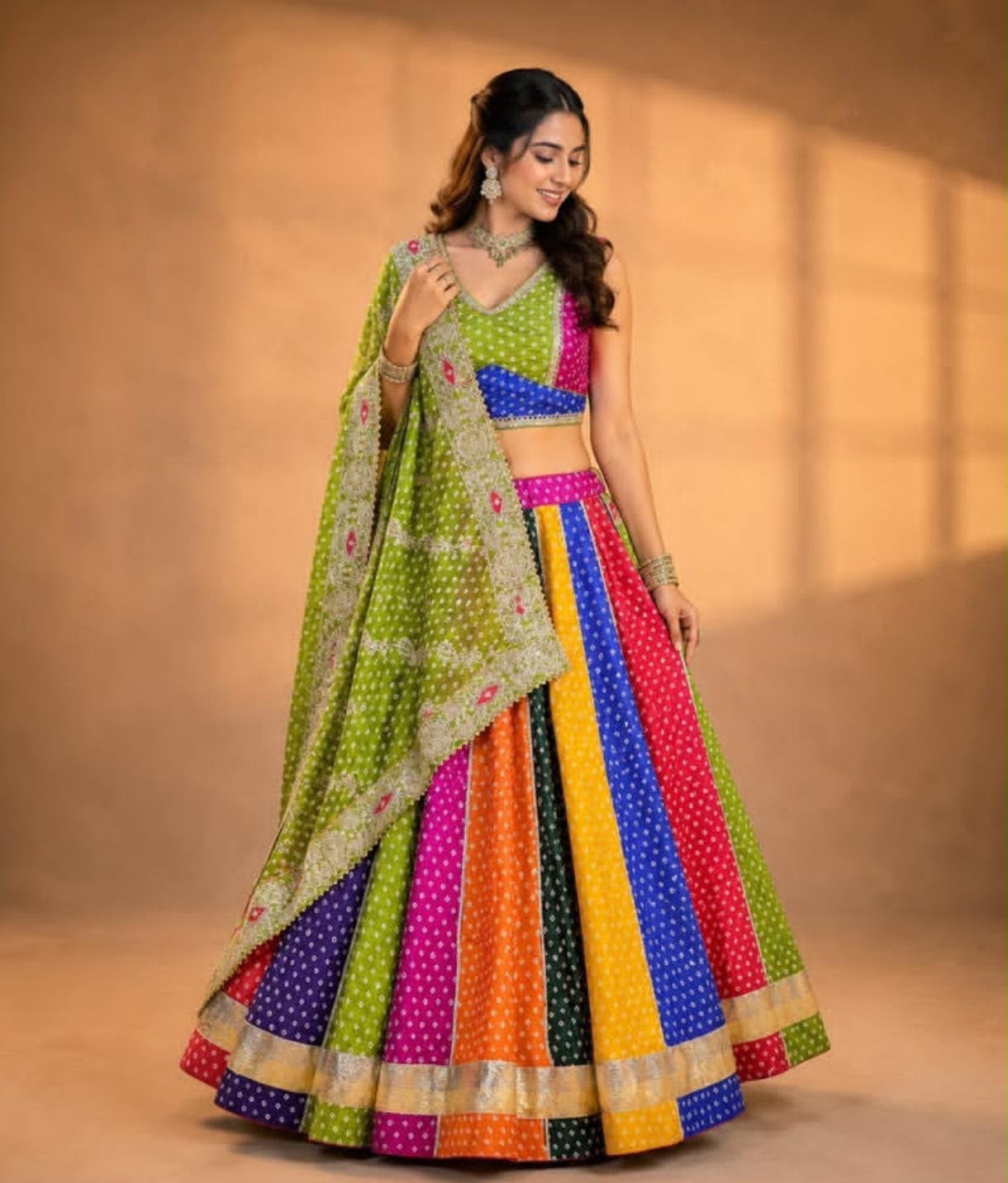 Chinon silk lahenga