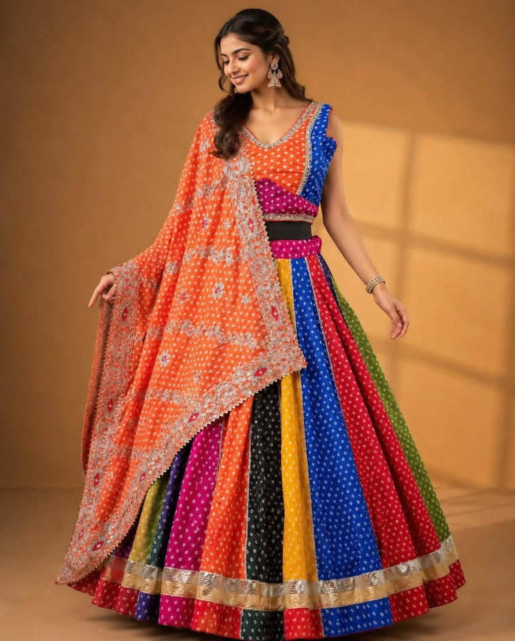 Chinon silk lahenga
