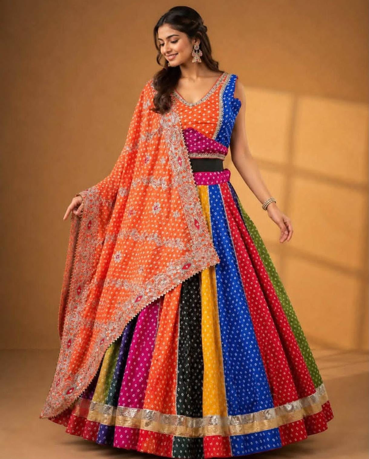 Chinon silk lahenga