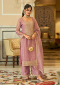 Tissue silk suit