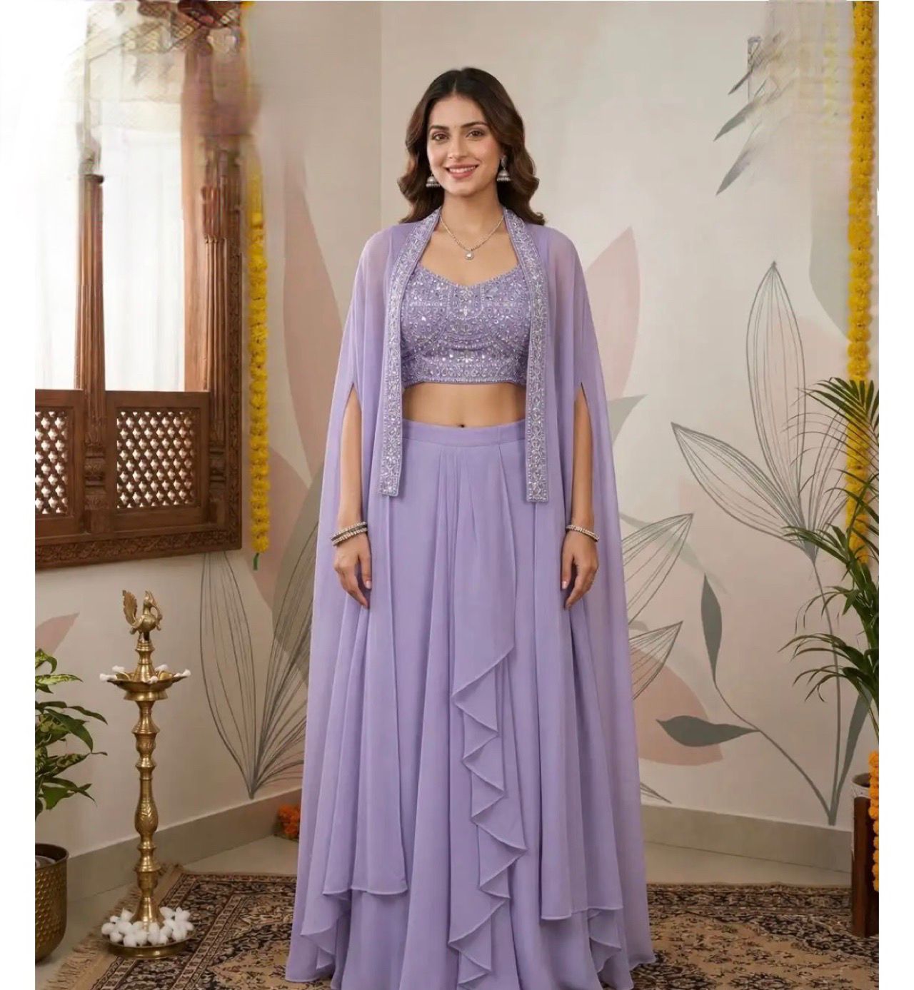 Indowestern 3 piece dress