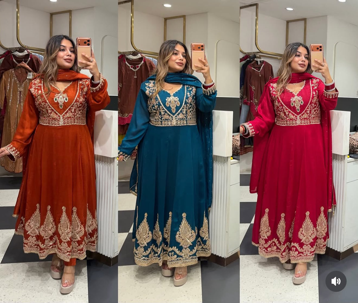 Royal anarkali set