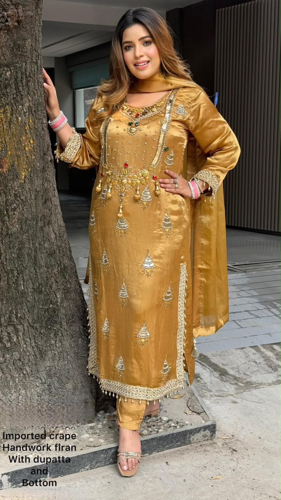 crepe  heritage suit