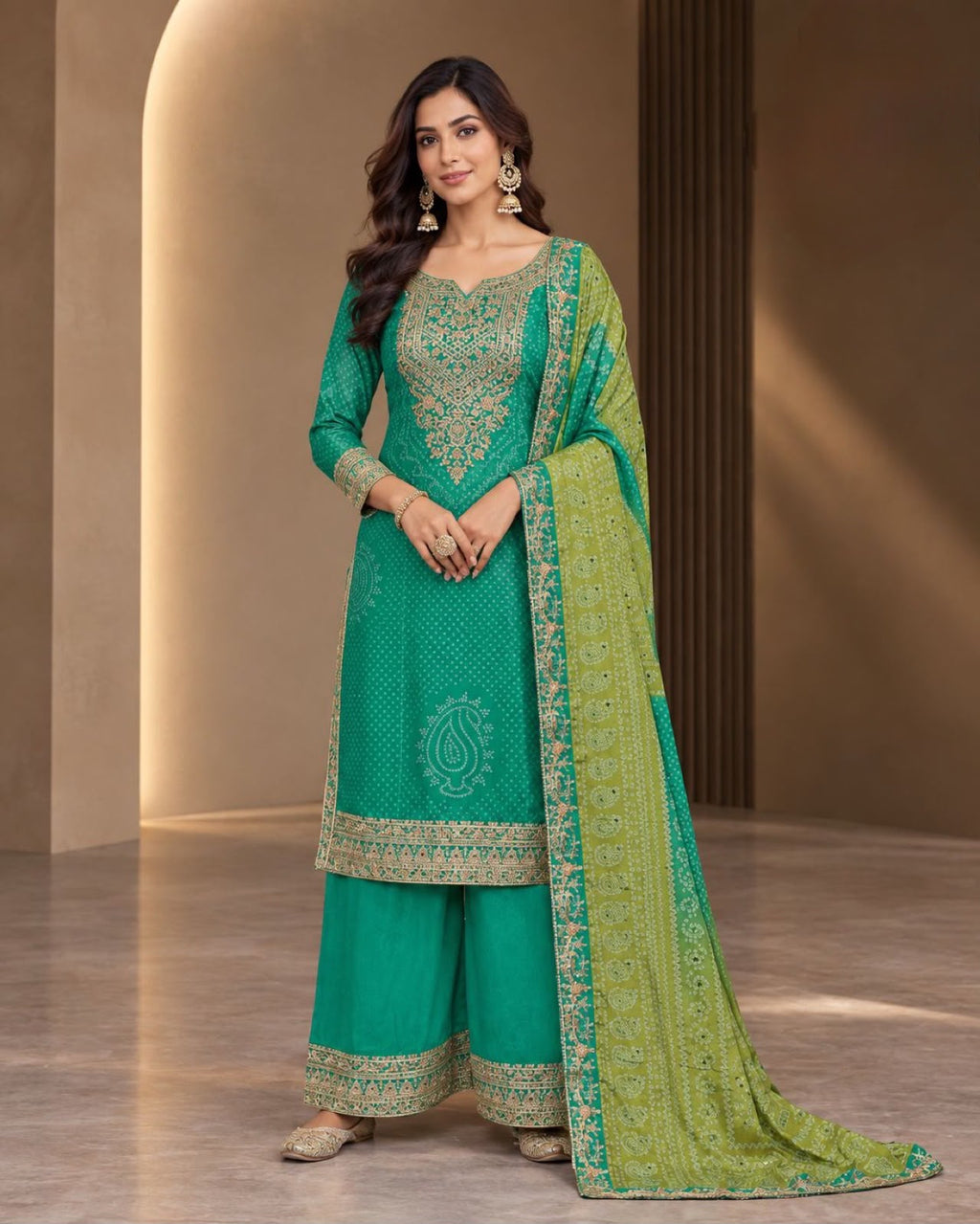 Bandhani royal suit set