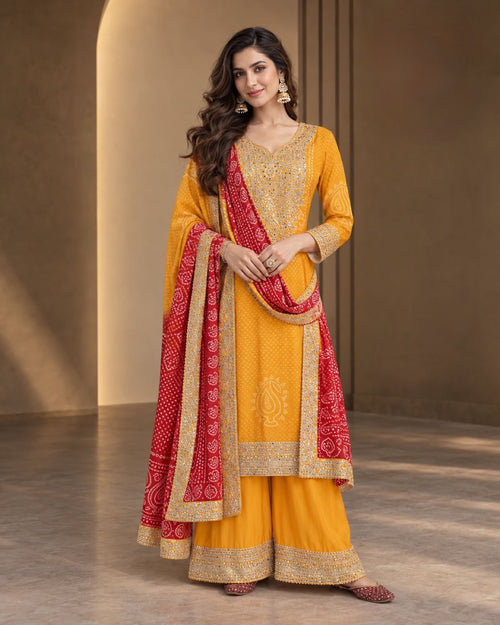 Bandhani royal suit set