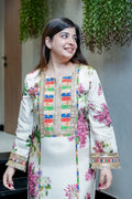 Muslin Long Slit Embroidered Kurti