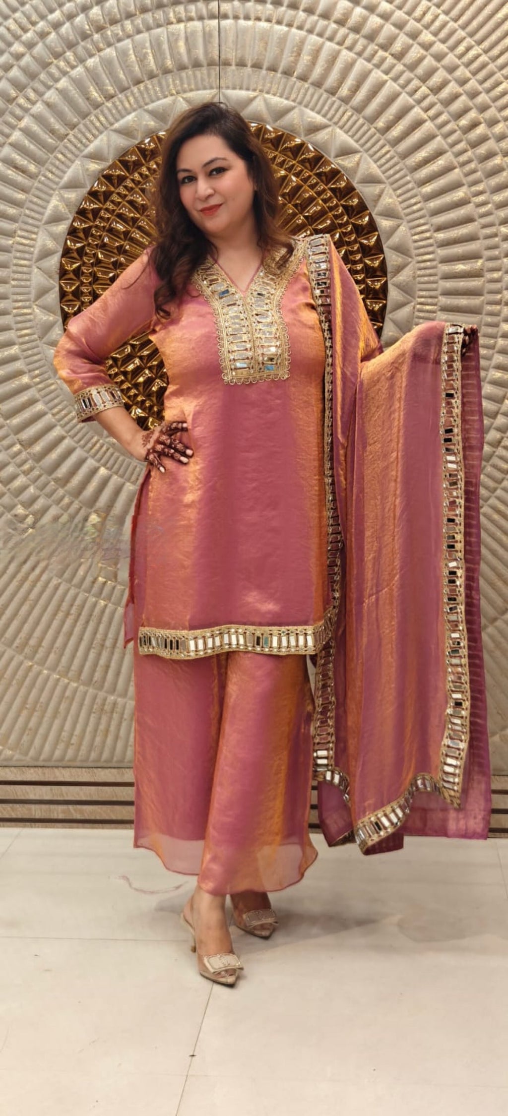 Mirror Work Suit Set
