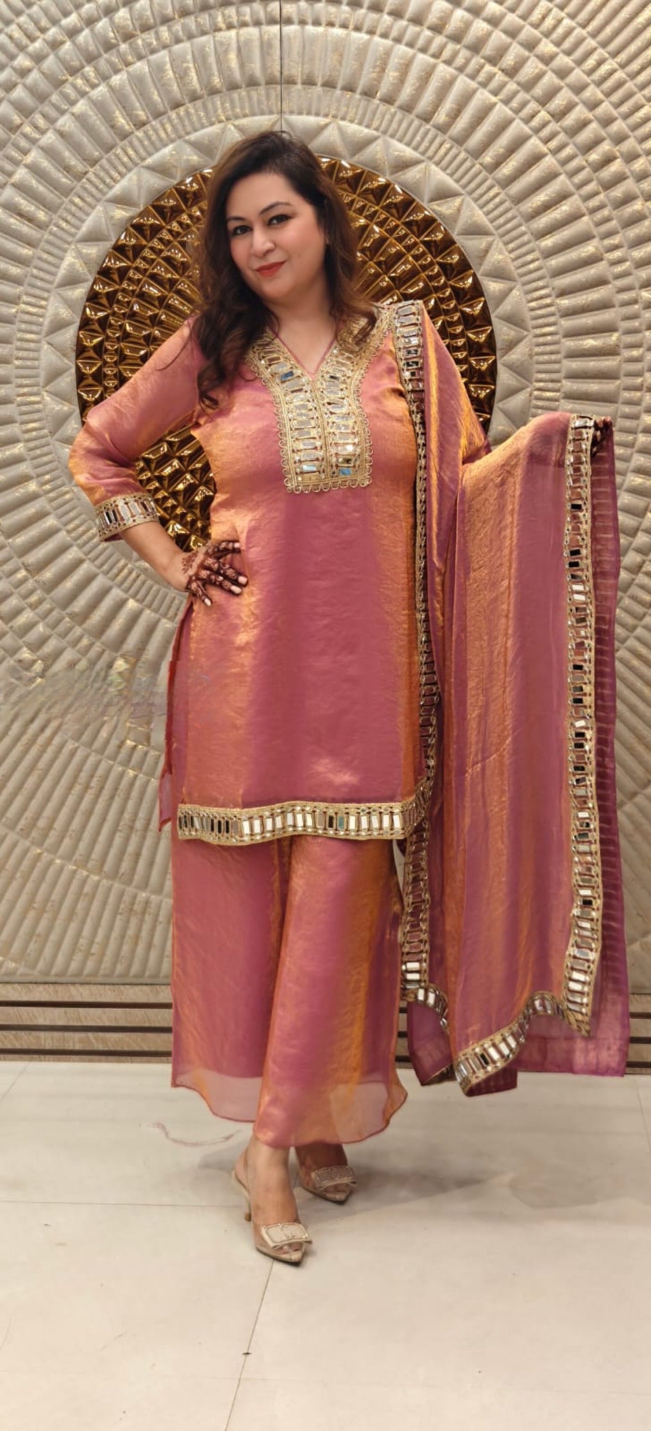 Mirror Work Suit Set