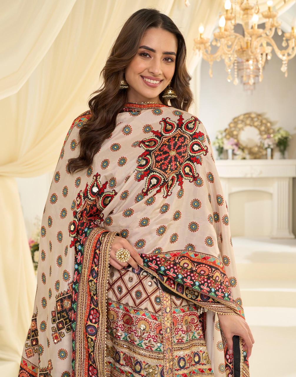 Crepe Silk Palazo Set
