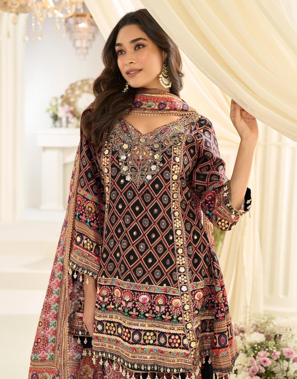 Crepe Silk Palazo Set