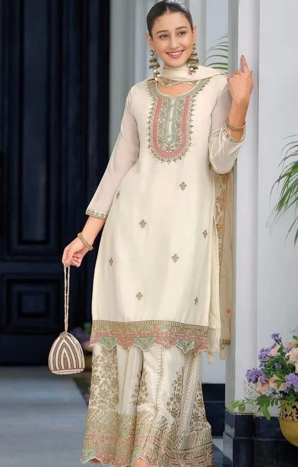 Shahi Gulnaar Sharara Suit