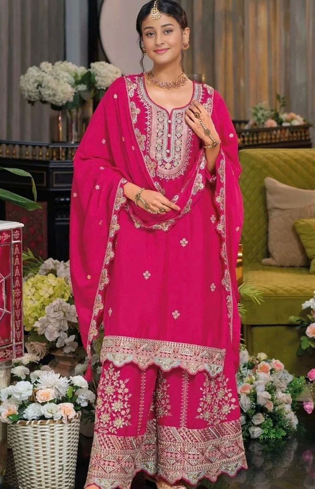 Shahi Gulnaar Sharara Suit