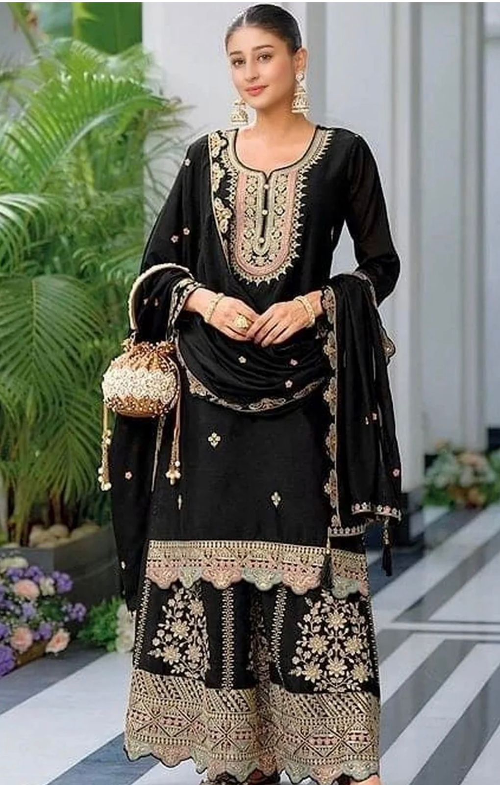 Shahi Gulnaar Sharara Suit